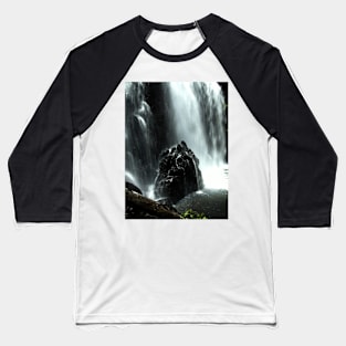 Misty waterfall Baseball T-Shirt